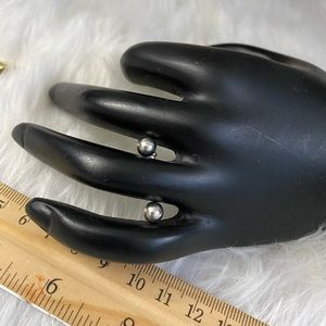 Ball Sterling Silver Earrings